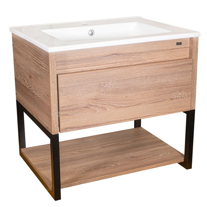 Baños-Mueble-de-Baño-Ralf-con-Lavamanos-Suspendido-Color-Cafe-con-1-Cajon-y-1-Repisa-600x550-mm