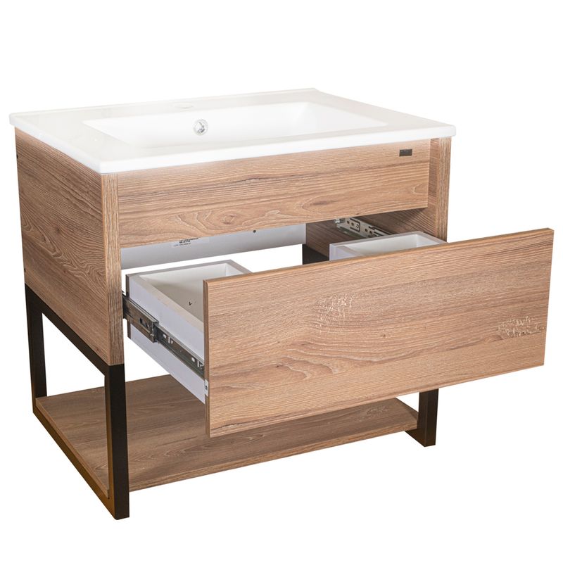 Baños-Mueble-de-Baño-Ralf-con-Lavamanos-Suspendido-Color-Cafe-con-1-Cajon-y-1-Repisa-600x550-mm