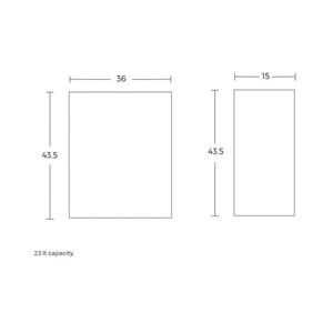 Basurero Steel 23 Lts Mural