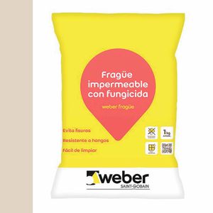 Fragüe Porcelanato y Cerámica Weber Beige 1 Kg