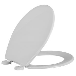 Asiento y Tapa WC Flamingo Plástico Redondo Blanco