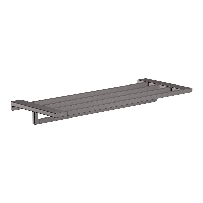 Baños-Repisa-con-Toallero-Barra-Addstoris-Negro-Cepillado-60-cm