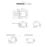 Cocina-Lavaplatos-Schock-Primus-D-100L-Alpina