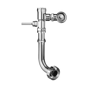 Fluxor Gem WC Expuesto Tubo Curvo Accionamiento Manual Cromado 6 lts