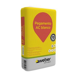 Adhesivo Cerámico y Porcelanato Weber Gris 24.5 kg