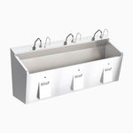 Cocina-Fregadero-Triple-con-Griferia-Optica-Sensor-Infrarrojo-sin-Transformador-con-Dispensador-Jabon-Desague-y-Fijaciones-Satinado