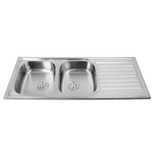 Lavaplatos Soho Doble 1200x500 Satinado