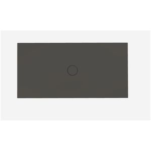 Receptáculo Bette Negro Ebony Con Soporte 1500x700 mm