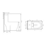 Baños-WC-One-Piece-Fonte-Blanco-a-Piso-Con-Asiento-y-Fijaciones-30-cm