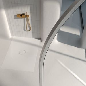 Receptáculo BetteAir de Acero Vitrificado Blanco 1400x900x20 mm