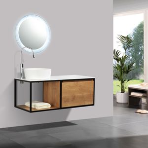 Mueble de Baño Pandora con Cubierta Base Camel 1200 mm