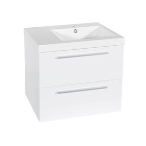 Mueble de Baño Sense con Lavamanos y Desagüe Base Blanco 600x460x500 mm