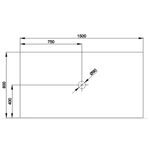 Baños-Receptaculo-Bette-Floor-150X80-Grafito-Con-Soporte-T1