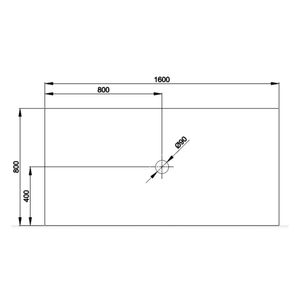 Receptaculo Bette Floor 160X80 Grafito Con Soporte T1