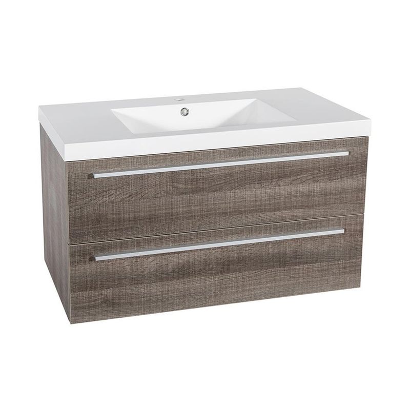 Baños-Mueble-de-Baño-Sense-con-Lavamanos-y-Desague-Base-Brushed-Grey-900x460x500-mm