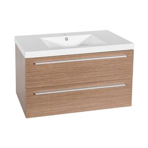 Mueble de Baño Sense con Lavamanos y Desagüe Base Light Brown 900x460x500 mm