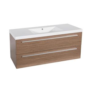 Mueble de Baño Sense con Lavamanos y Desagüe Base Light Brown 1200x460x500 mm