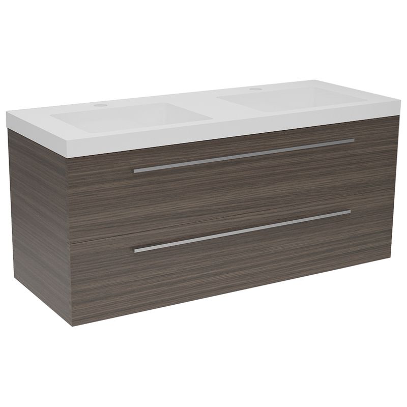 Baños-Mueble-de-Baño-Sense-Doble-con-Lavamanos-y-Desague-Base-Brushed-Grey-1200-mm