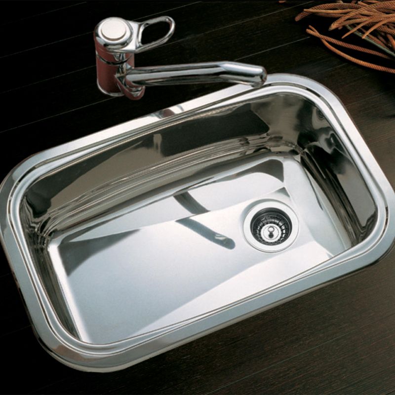 Cocina-Lavaplatos-Simple-E60-Rectangular-Sobre-y-Bajo-Cubierta-Cromado