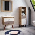 Baños-Mueble-Repisa-Baño-1-Cajon-1-Puerta-Miel-Blanco-350-mm