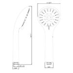 Baños-Ducha-Fono-Urban-10-Cm-1-Jet-Antique-Bronze