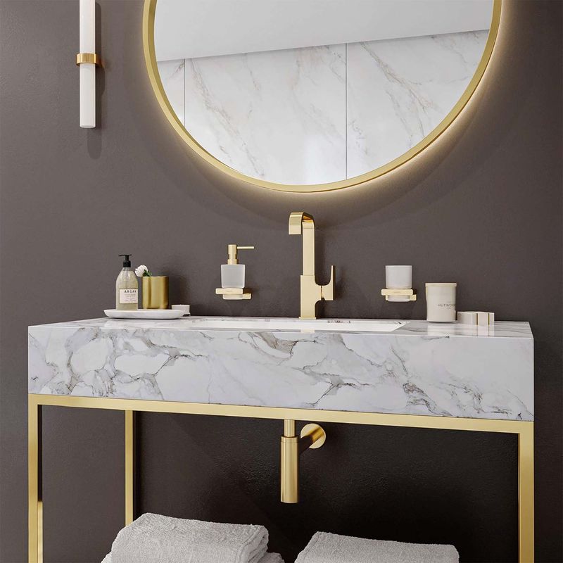 Baños-Griferia-Lavamanos-Metropol-23-Cm-con-Desague-32511990-Polished-Gold