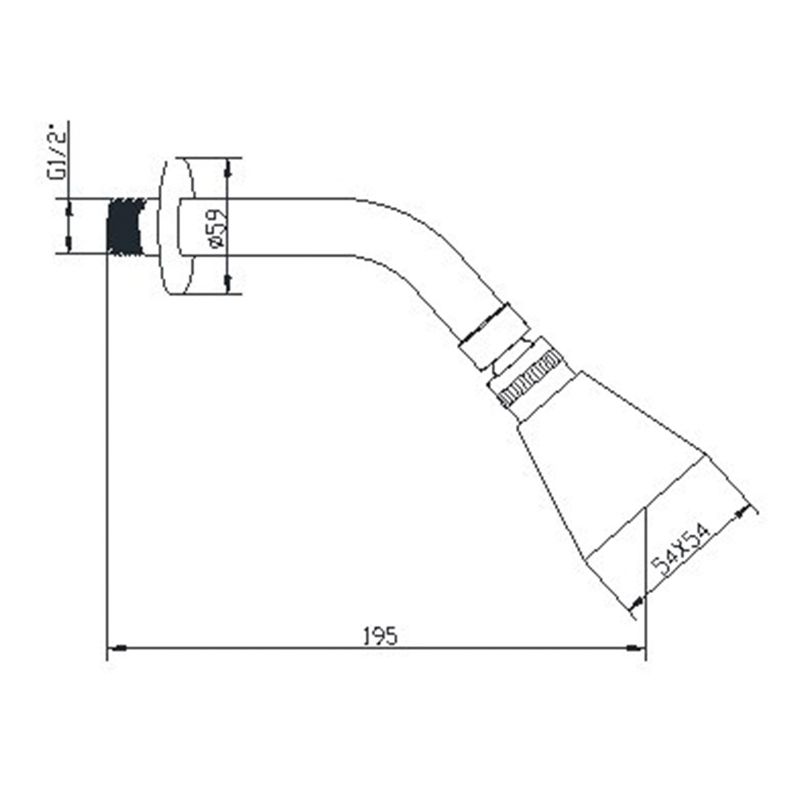 Baños-Ducha-Universal-con-Brazo-y-Flange-ABS-Cromo-OP-2