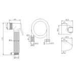 Baños-Ducha-Higienica-para-Bide-Universal-Cromo-5x15.5x13-cm