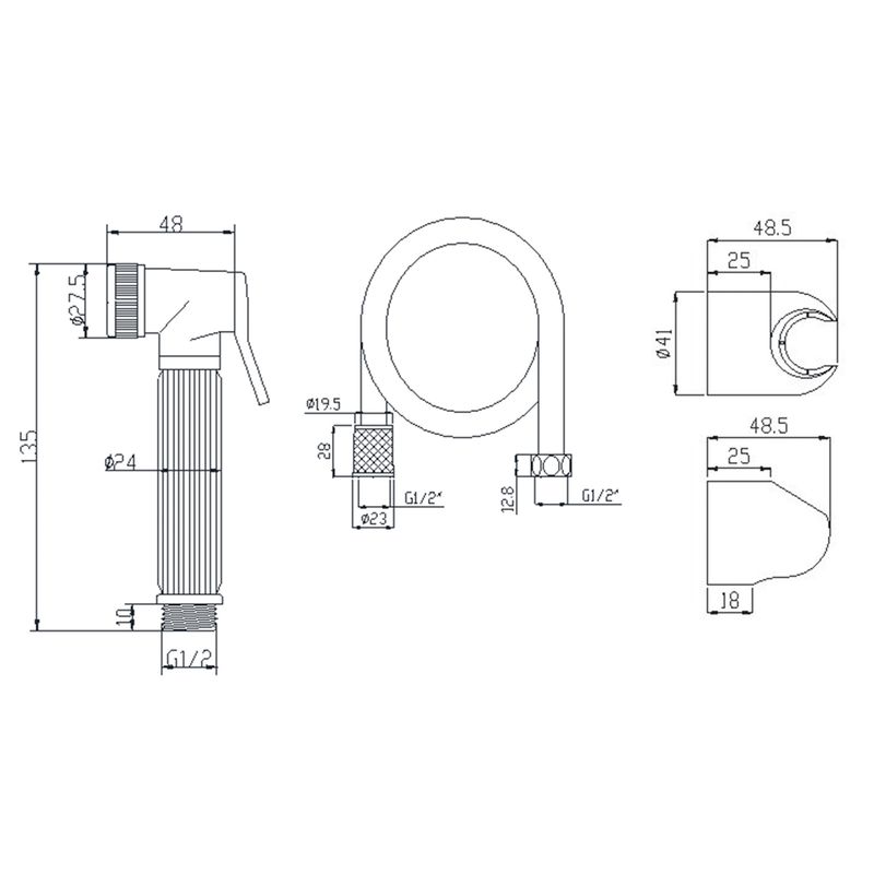 Baños-Ducha-Higienica-para-Bide-Universal-Cromo-5x15.5x13-cm