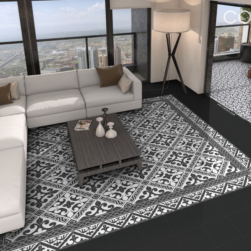 Pisos-y-Muros-Porcelanato-Versalles-Black-Negro-Mate-25x25-cm