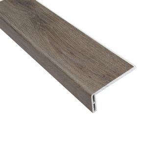 Peldaño PVC Misuri Coffee 2400x82 mm