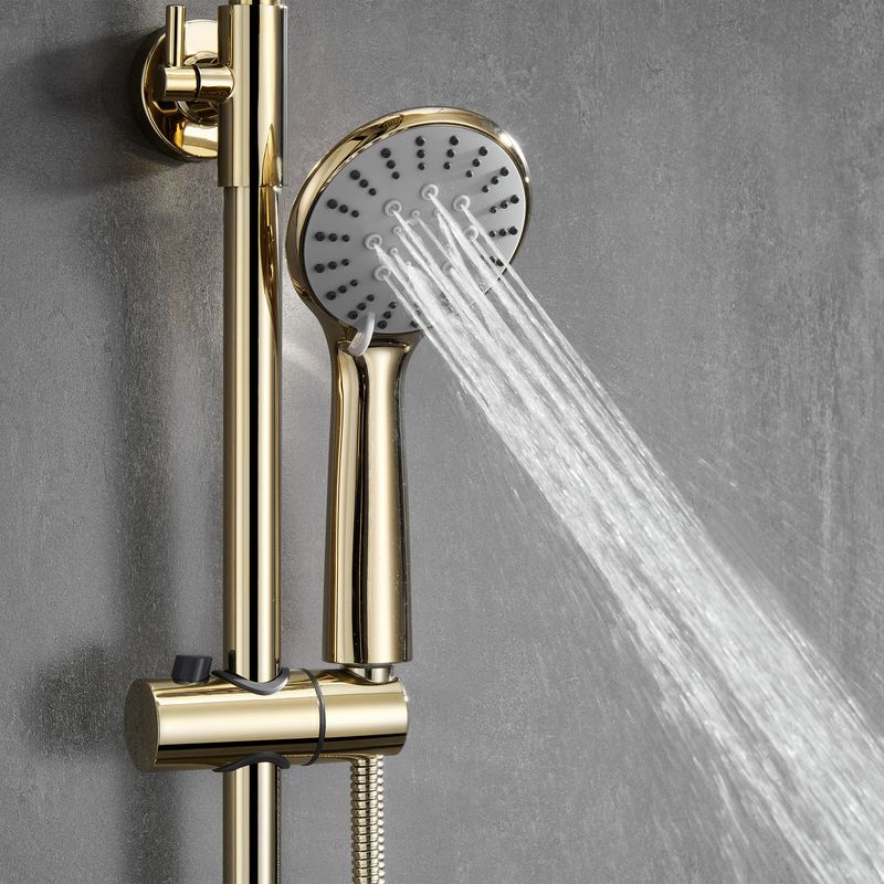Baños-Griferia-Columna-de-Ducha-y-tina-Urban-Dorada