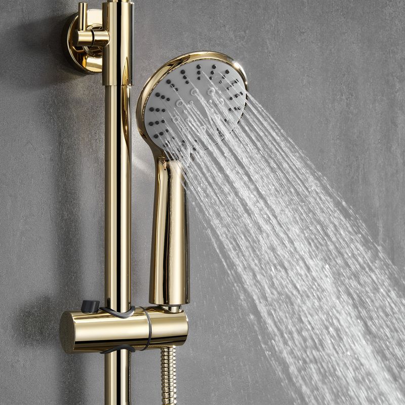 Baños-Griferia-Columna-de-Ducha-y-tina-Urban-Dorada