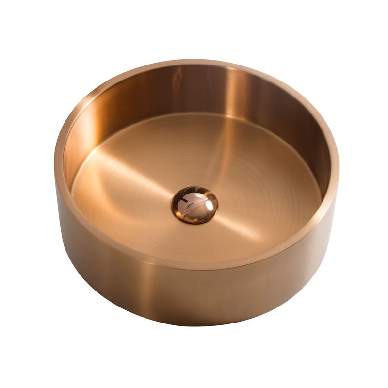 Baños-Lavamanos-de-Sobreponer-Inox-Rose-Gold-Satinado-Redondo-sin-Rebalse-405x405x130-mm