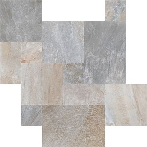 Porcelanato Manstone Beige/Gris Mate Inout 66 Multiformato
