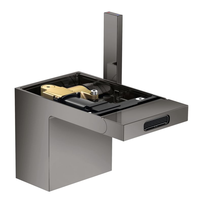 Baños-Griferia-de-Bide-MyEdition-con-Desague-Push-Open-Polished-Black-sin-Placa