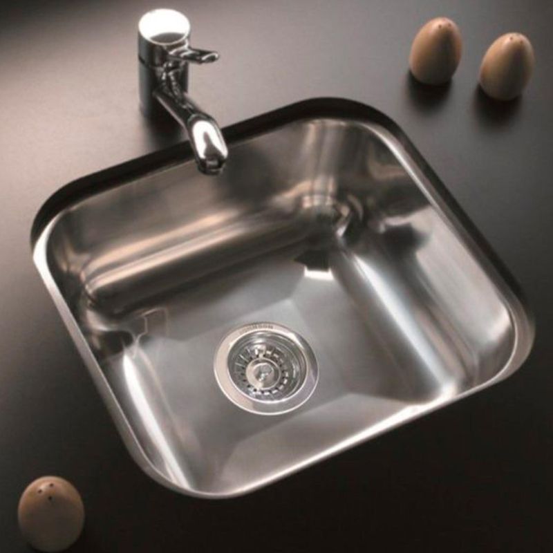 Cocina-Lavaplatos-Simple-E28-Rectangular-Bajo-Cubierta-Con-Rebalse-Cromado