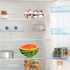 Refrigerador Combi 400/108L Inox Libre instalación No Frost