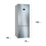 Cocina-Refrigerador-Combi-400-108L-Inox-Libre-instalacion-No-Frost