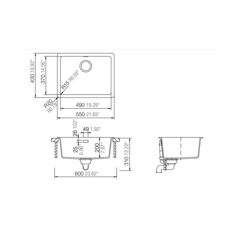 Cocina-Lavaplatos-Schock-Soho-N-100S-Polaris