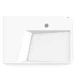 Baños-Lavamanos-Sobre-Encimera-Horizon-Geometric-con-600x420-mm-con-Desague-Blanco