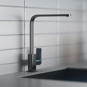 Grifería Cocina Luxor 1 Jet Coldstart Brushed Nickel