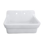 Baños-Lavamanos-Crown-A-Muro-80-Cm-con-Desague-Blanco
