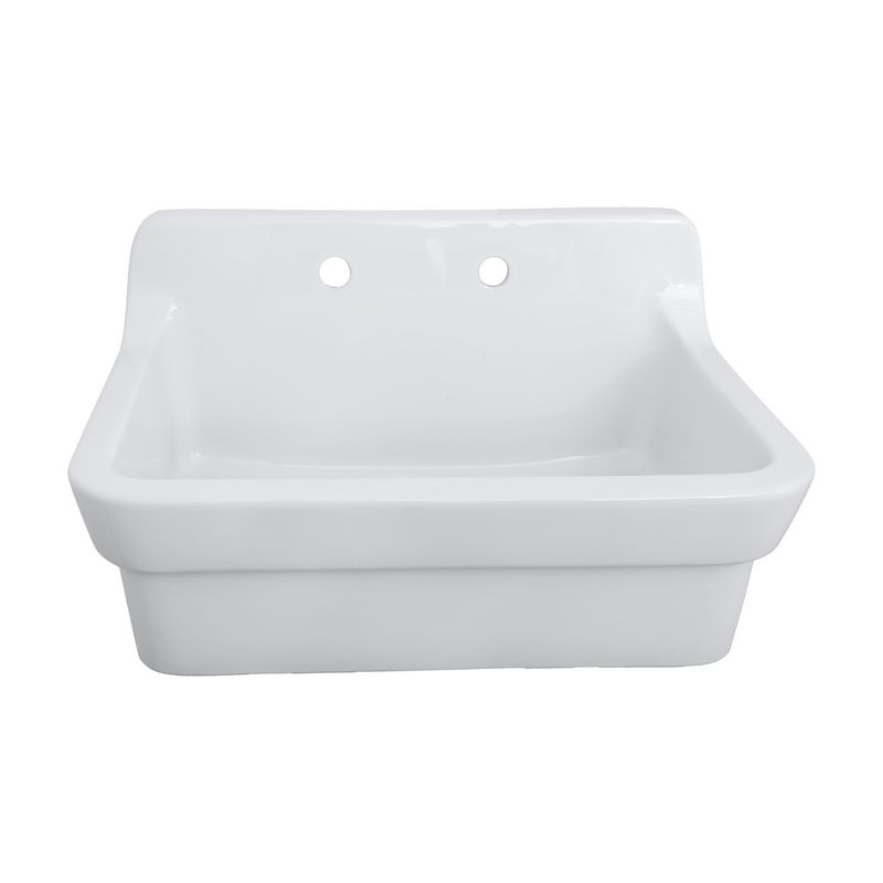 Baños-Lavamanos-Crown-A-Muro-80-Cm-con-Desague-Blanco