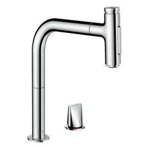 Grifería Cocina Metris Select M71 Extraíble 1 Jet 73818000 Cromo