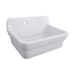 Baños-Lavamanos-Crown-A-Muro-80-Cm-con-Desague-Blanco