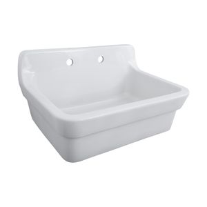 Lavamanos Crown A Muro 80 Cm con Desagüe Blanco