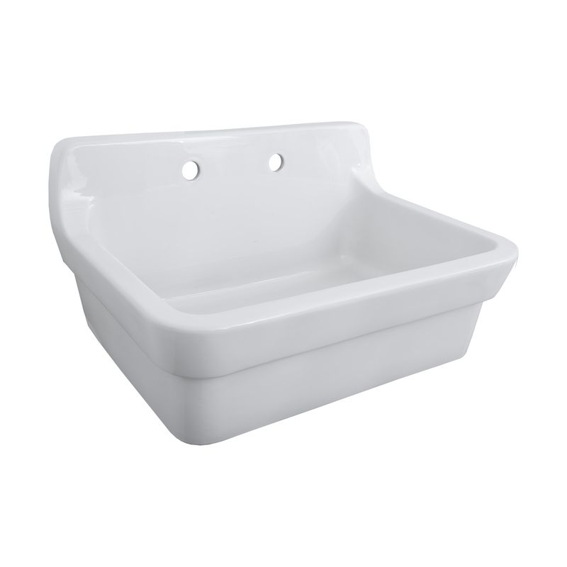 Baños-Lavamanos-Crown-A-Muro-80-Cm-con-Desague-Blanco