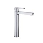 Baños-Griferia-Lavamanos-Trento-Alta-23-cm-S-Desague-Leed-Cromo