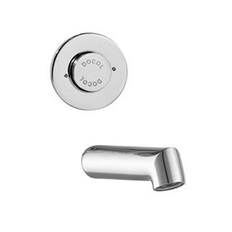 Baños-Griferia-Lavamanos-Pressmatic-a-Muro-Empotrada-Ciclo-Fijo-Cromada